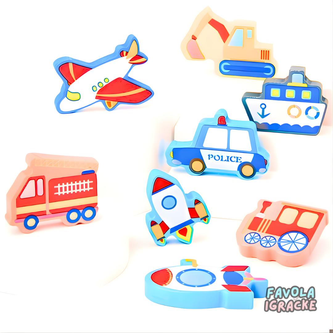 7 U 1 Edukativna Tabla - 125 Dijelova