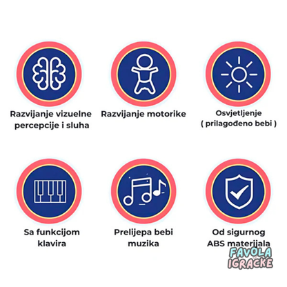 Bebi Podloga Sa Klavirom