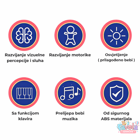 Super Bebi Podloga Sa Klavirom