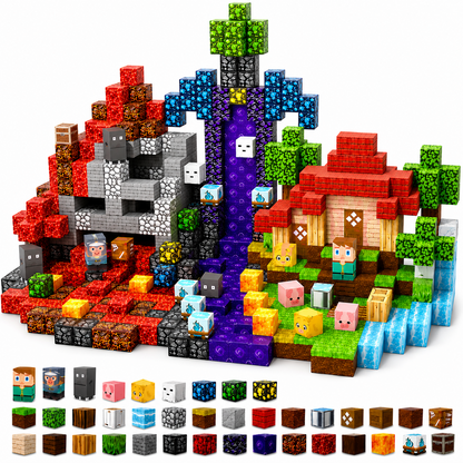 Minecraft Magnetne Kocke ( 205 dijelova )