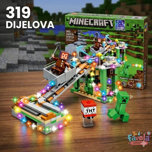 Super Minecraft Lego Kocke ( 319 Dijelova )