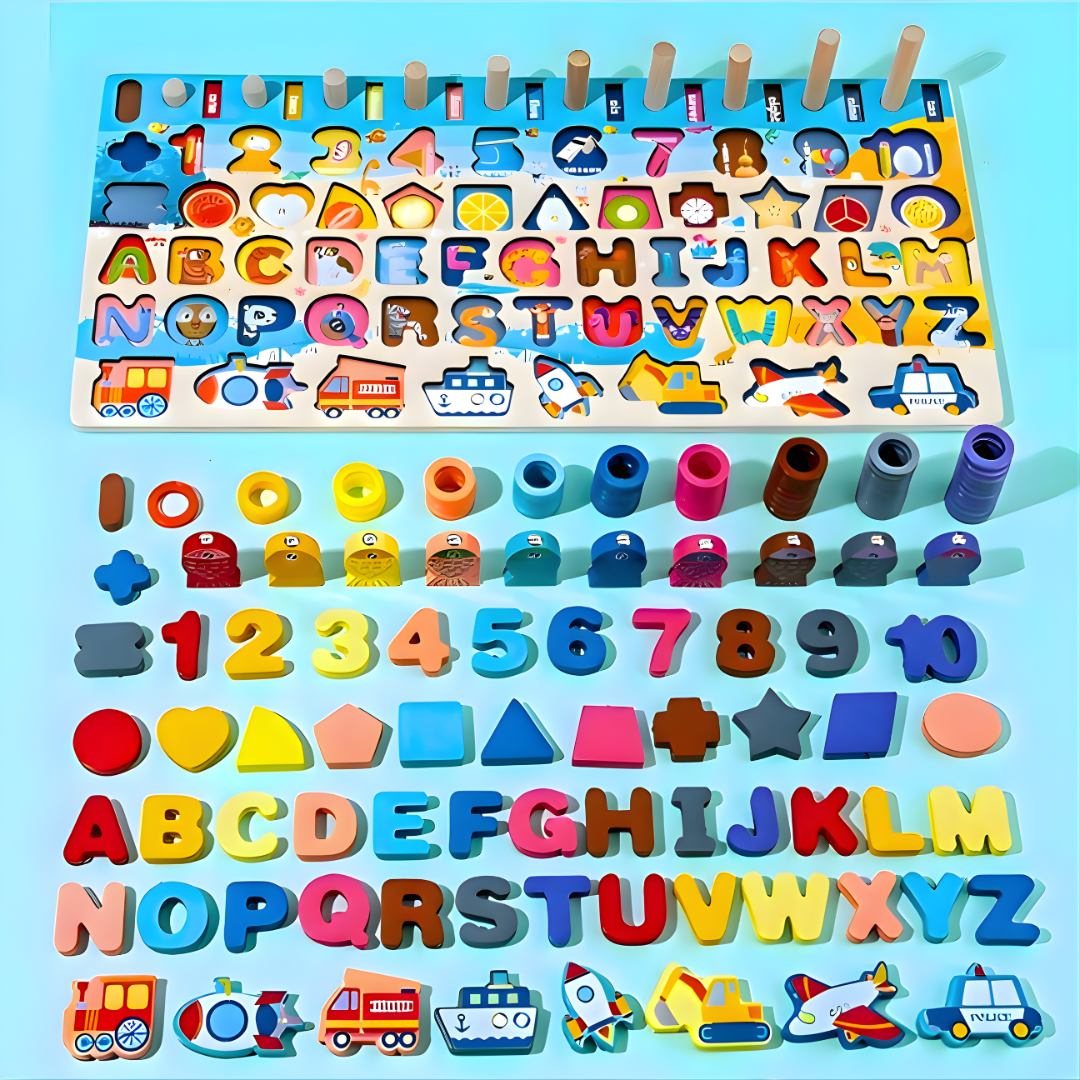 7 U 1 Edukativna Tabla - 125 Dijelova