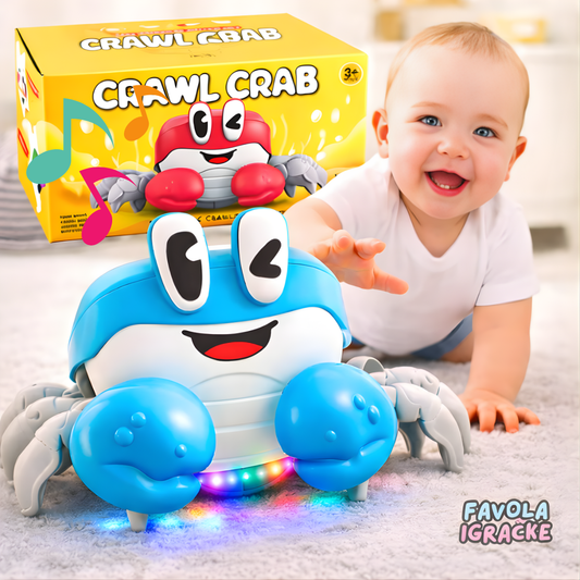 Vesela Hodajuća Kraba Sa Muzikom I Svjetlima