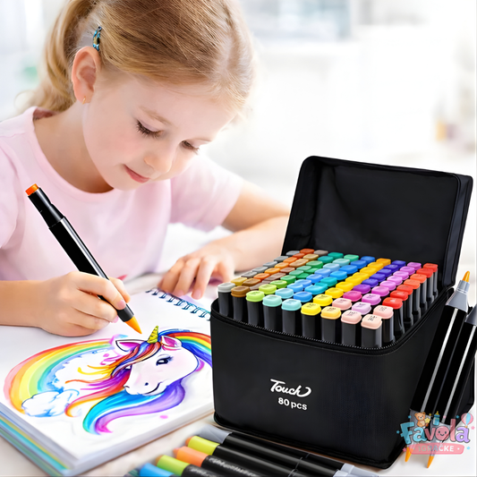 Mali Umjetnik - Set Markera Od 80 Dijelova