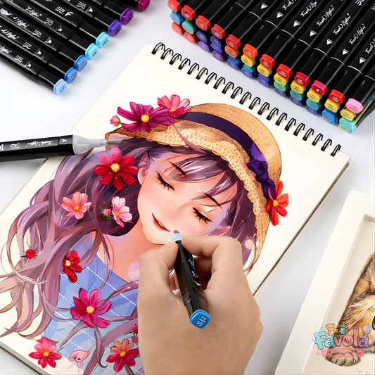 Mali Umjetnik - Set Markera Od 80 Dijelova